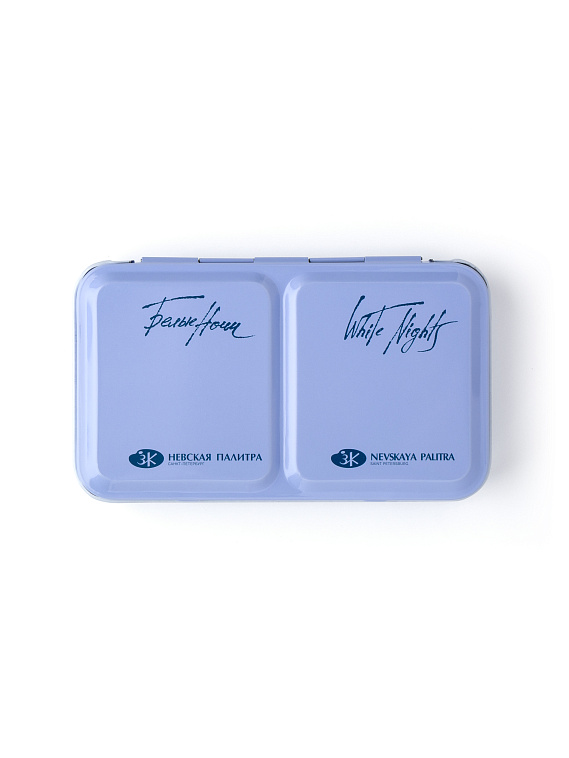 Набор акварели Белые Ночи в металле "Метаморфозы", 12 шт х 2,5 мл 606x758